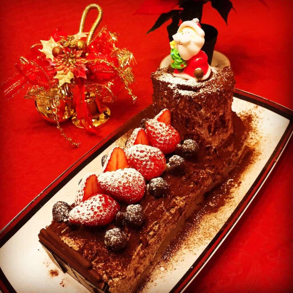 handmade Bûche de Noël
