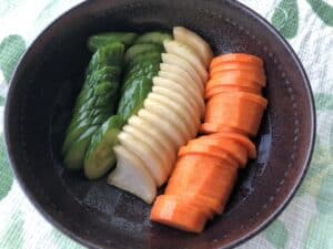 自家製即席の漬物