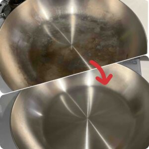 How to use a stainless steel frying pan. 