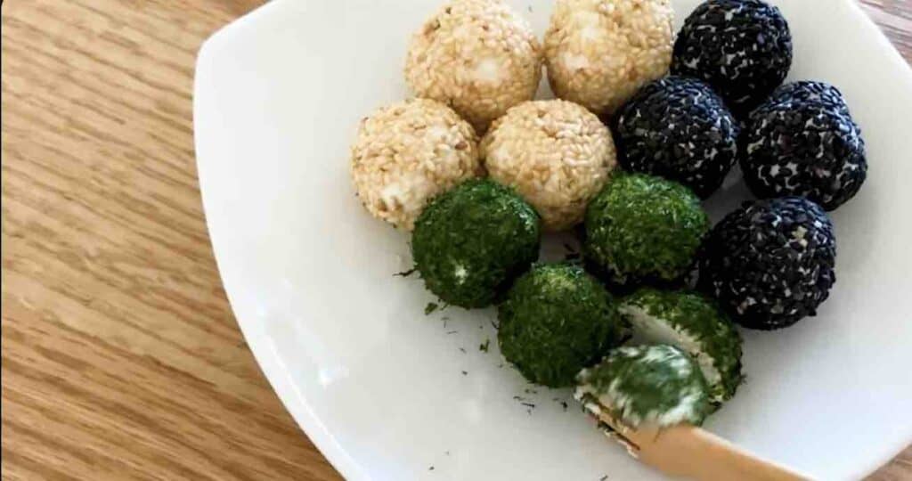 mozzarella cheese ball.