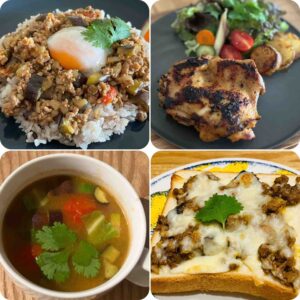 Curry-koji dishes.