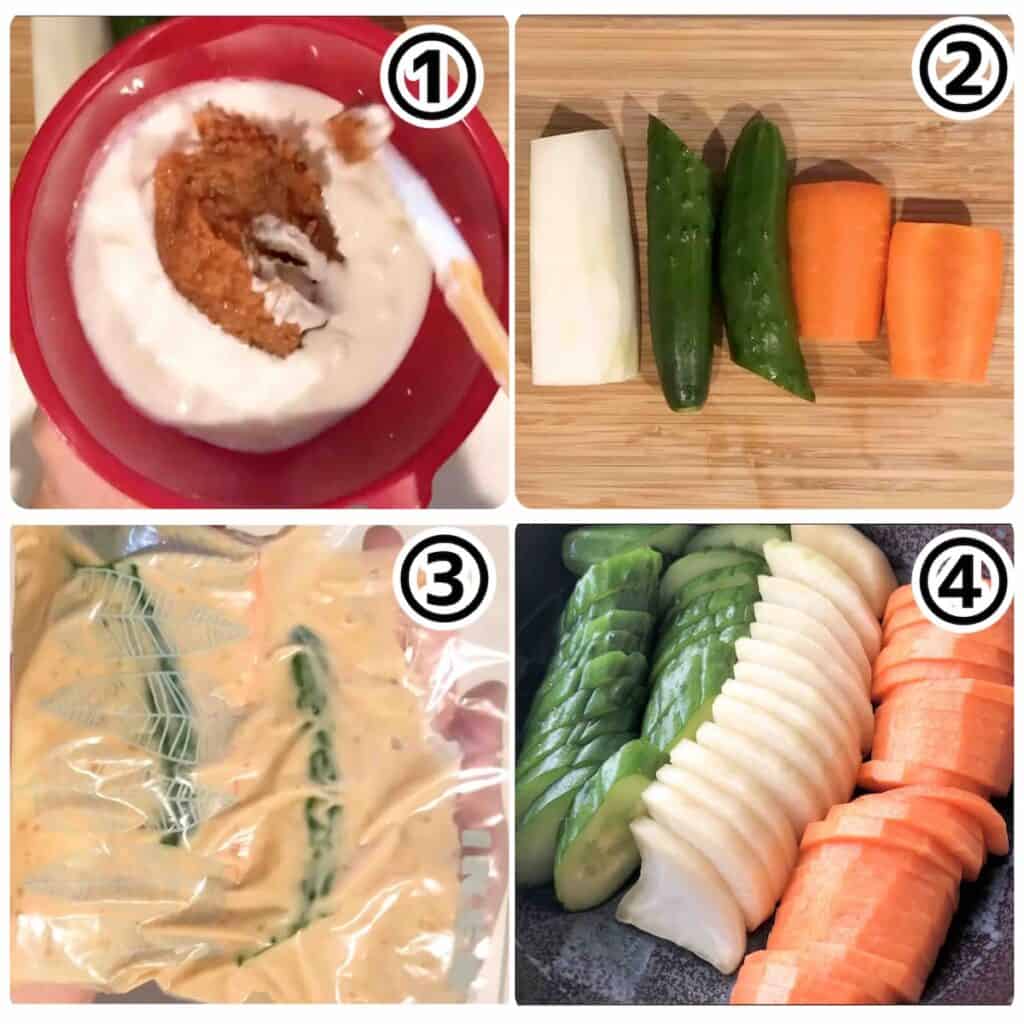 味噌ヨーグルト漬けの工程４カット